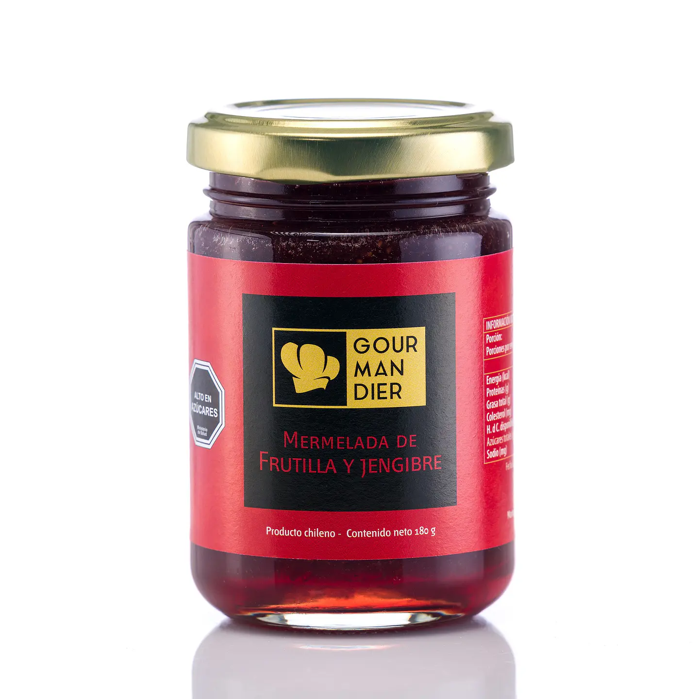 10129 Mermelada de frutilla con jengibre - Imagen 1