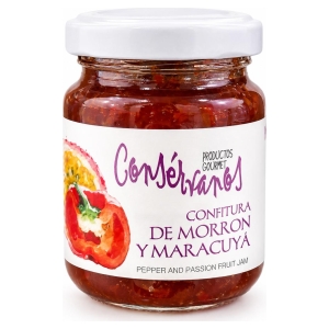 Confitura de morrón y maracuyá