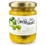 Relish de pepinos y manzana